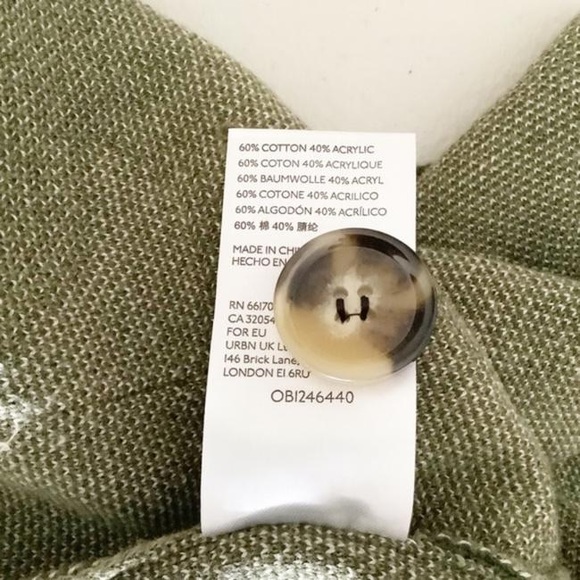 Anthropologie
Green S Maeve Camo Kieran Sweater Coat Cardigan - Picture 6 of 11